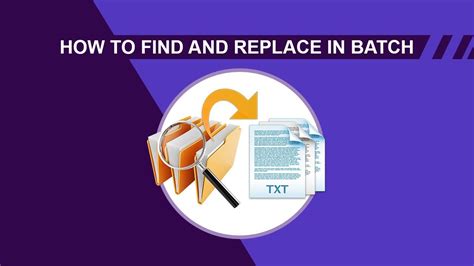 Batch Word Find and Replace software FIND and REPLACE multiple words - YouTube