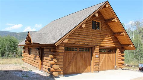 Garages And Barns Meadowlark Log Homes