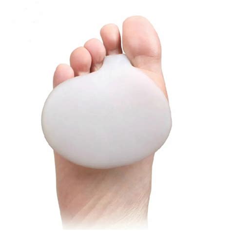 1 Pair 85 X 6cm Silicone Gel Soft Metatarsal Pads Callus And Small