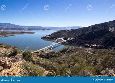Roosevelt Bridge In Arizona Stock Photo Image Of Arizona Recreation