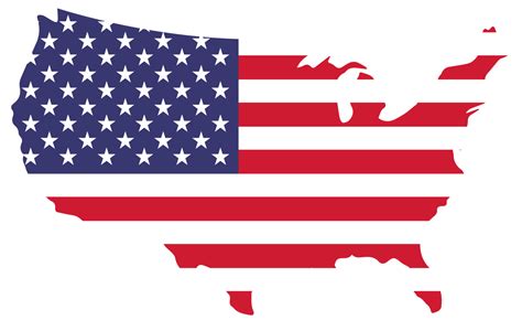 Usa Concept Represented By Map And Flag Icon Isolated And Flat