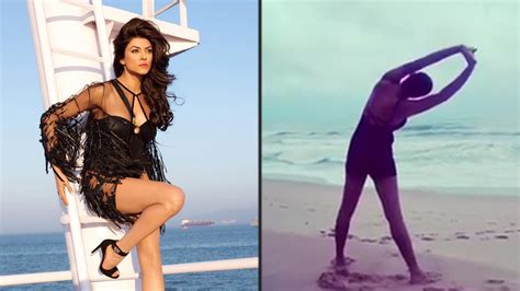 Watch Sushmita Sen Work Out On The Beach And Look Like A Sheer Goddess