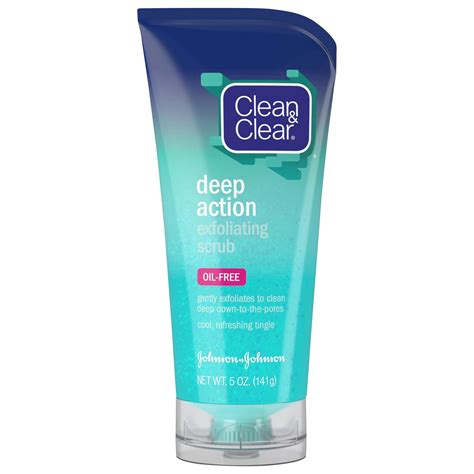 Clean Clear Deep Action Exfoliating Scrub Shop Facial Cleansers