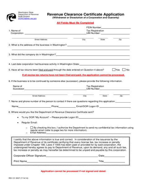 § 1 name of business. Application for Tax Clearance - New Jersey Free Download