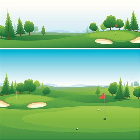 Royalty Free Golf Course Clip Art Vector Images And Illustrations Istock