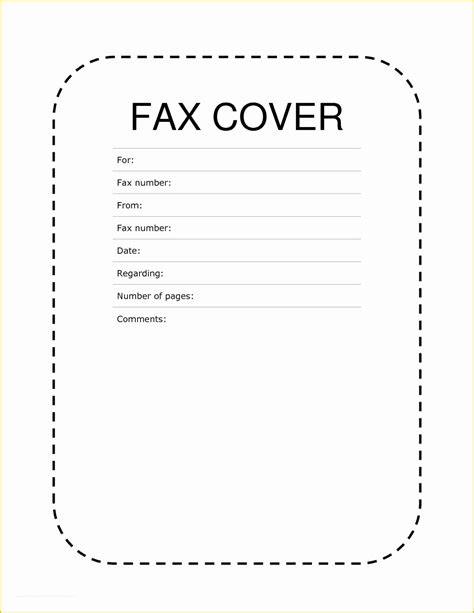 Free Printable Fax Cover Letter Template Of Free Printable Fax Cover