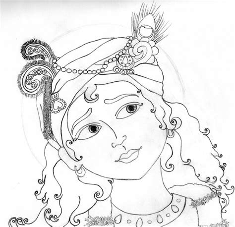 Baby Krishna Drawing At Explore Collection Of Baby