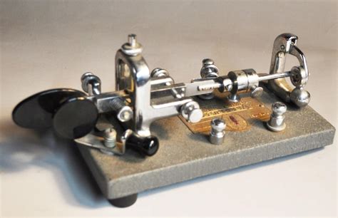 Nice Vintage Vibroplex Original Standard Morse Code Telegraph Key Ebay