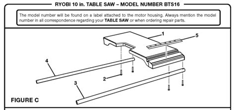Ryobi Bts16 10 Table Saw Parts And Accessories At Partswarehouse