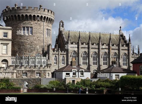 Ireland Dublin Castle Record Tower Stock Photo Alamy