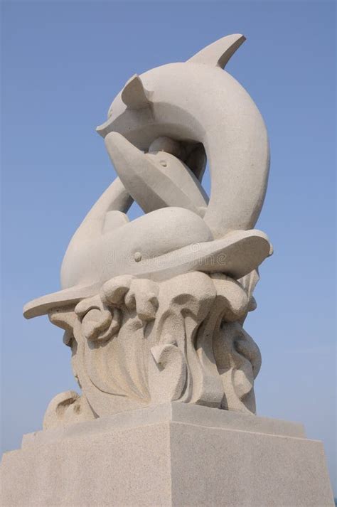 Dolphin Statue Stock Photo Image Of Stone Outside Carved 40991632