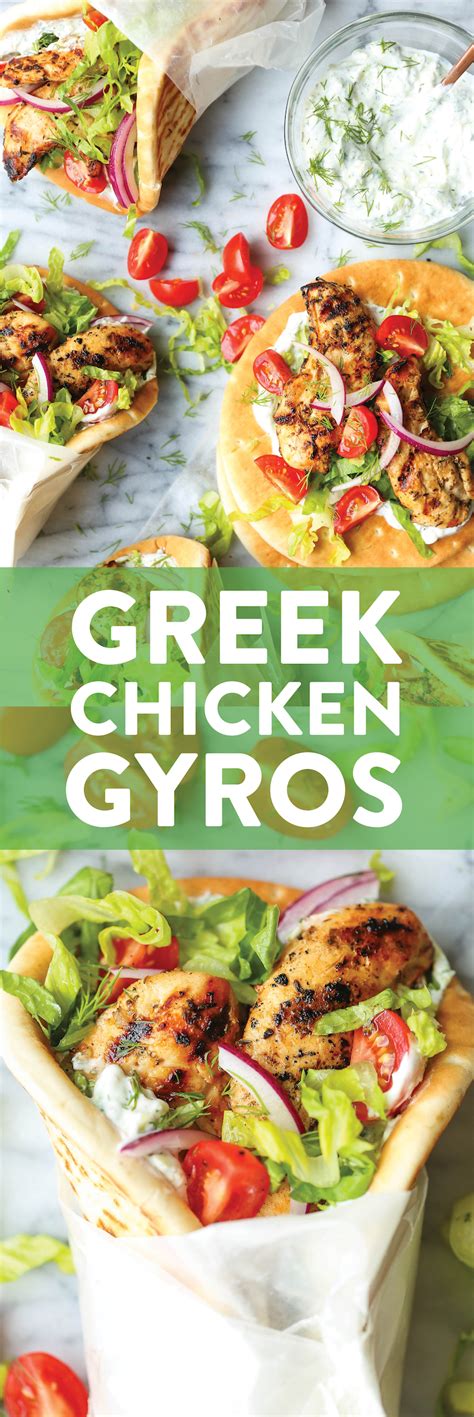 greek chicken gyros damn delicious