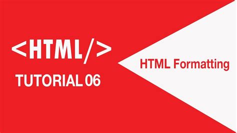 Html Tutorial For Beginners 06 Html Text Formatting Youtube