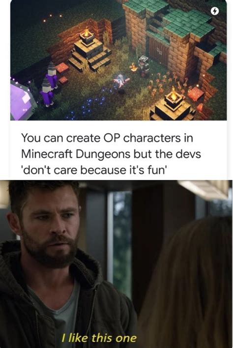 Minecraft Dungeons Memes