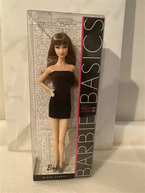 Barbie Basics Doll Model 03 Collection 001 Model Muse Black Dress