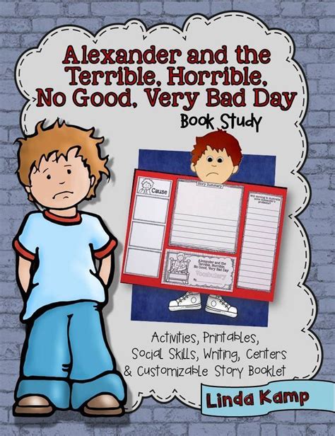 Alexander And The Terrible Horrible No Good Very Bad Day Book Study