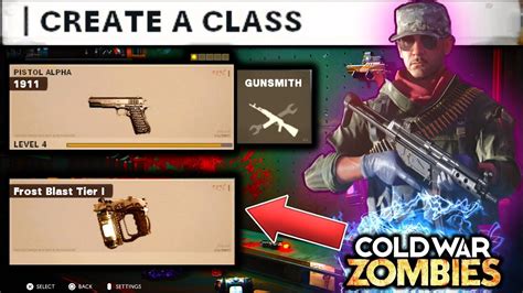 Cold War Zombies Create A Class Explained Starting Weapon Field