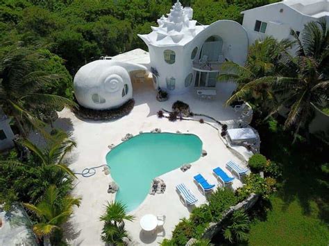 Take A Dreamy Vacation In A Seashell House On Isla Mujeres Mexico