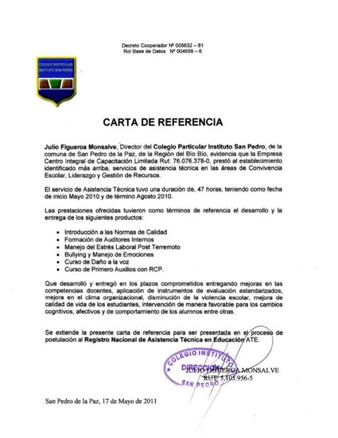 Ejemplo De Carta De Certificación De Experiencia Profesional Opciones