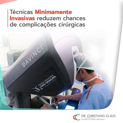 Técnicas Minimamente Invasivas Reduzem Chances De Complicações