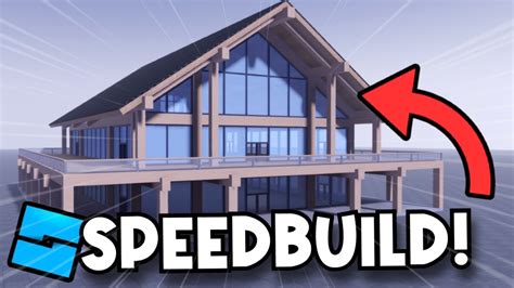 Ski Lodge Speedbuild Roblox Studio Youtube