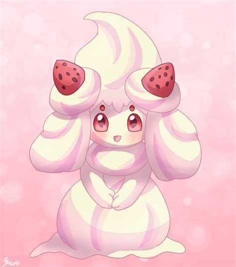 Alcremie By Sea Of Pencils On Deviantart Cute Pokemon Pictures Cute