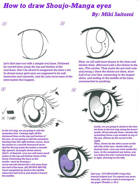 How to draw asian eyes manga anime. How to Draw Kawaii | How to draw a Shoujo-Manga eye---Mikitorial 1 by MikiSaitomi on ... | Manga ...