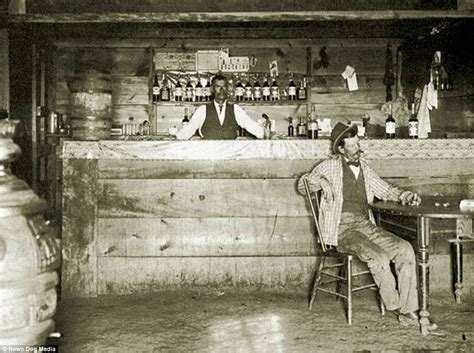 A Saloon Bar In Wyoming Late 19th Century The Varied And Often Shady
