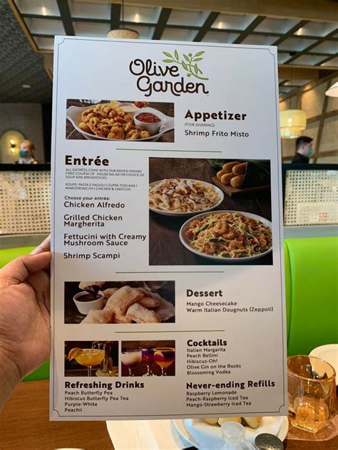 Whats On The Menu Dishes To Try At Olive Gardens 1st Philippine
