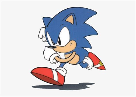 Sonic The Hedgehogs Gameworld Classic Sonic The Hedgehog Running