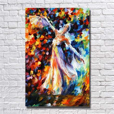 Modern Hand Painted Abstract Figure Oil Painting On Canvas Painting