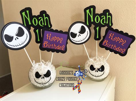 Jack Skellington Party Centerpieces Nightmare Before Christmas