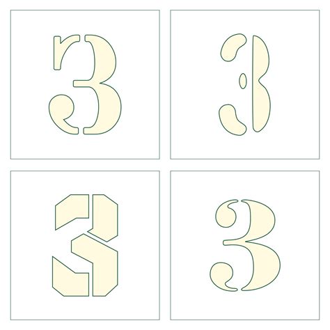 9 Best Images Of Number 3 Printable Templates Printable Number Three