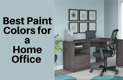 Choosing a paint color for an office can be a challenge. 20 Best Paint Colors for a Home Office | The Flooring Girl