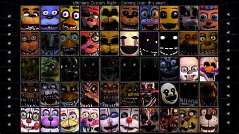 Fnaf Ultimate Custom Night Wallpapers Wallpaper Cave