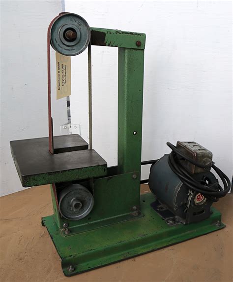 Dayton 1 X 42 Vertical Belt Grindersander 3z165 Norman Machine Tool