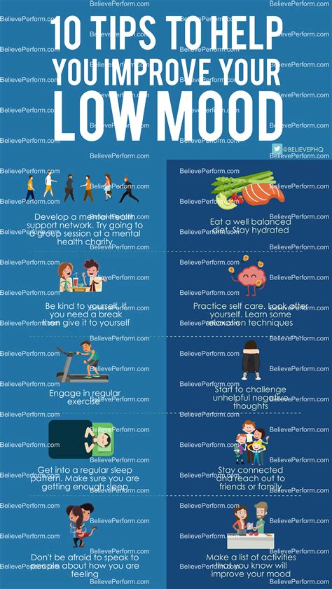 10 Tips To Help You Improve Your Low Mood The Uks Leading Sports