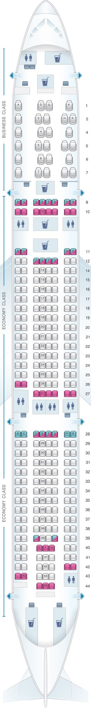 As early as 2010 a new variant was offered. Mapa de asientos Malaysia Airlines Airbus A330 300 Config ...