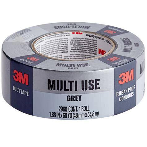 3m 1 78 X 60 Yards Silver Multi Use Duct Tape 2960 A