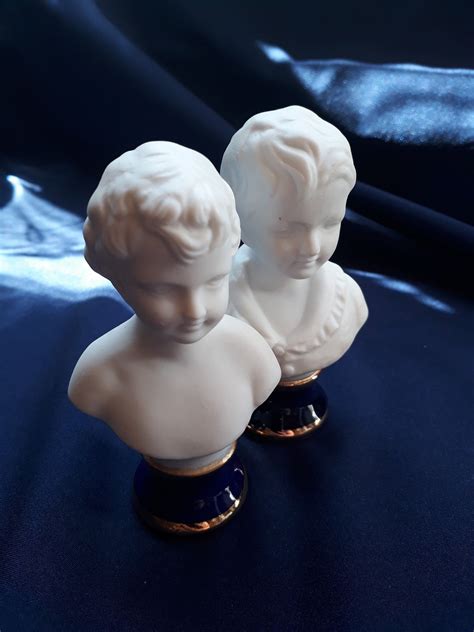 Porcelain Bust Porcelain Figurine Bisque Bust Bisque | Etsy | Porcelain figurines, Bust, Cherub