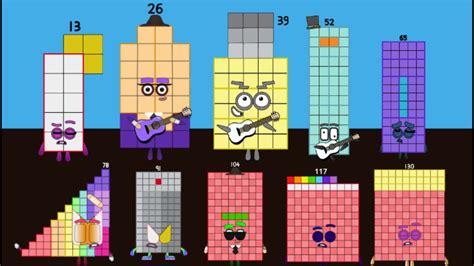 Looking For Numberblocks Band 13 130 New Remix Youtube