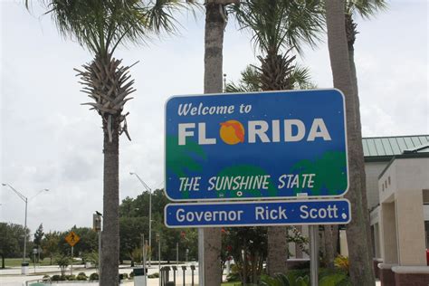 Welcome To Florida Welcome To Florida Sign Located At The Flickr