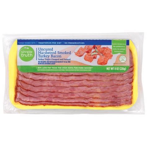 Simple Truth™ Uncured Hardwood Smoked Turkey Bacon, 8 oz - Fred Meyer