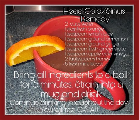 Remedies For Sinus Head Cold And Sinus Natural Remedy That Head Cold