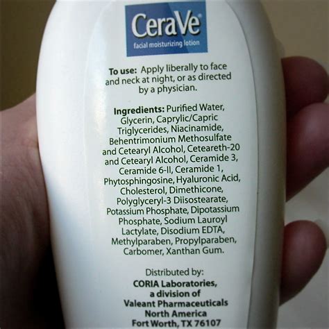 Find the full list of ingredients of cerave moisturizing cream here! CeraVe Moisturizing Lotion PM - The Texas Peach