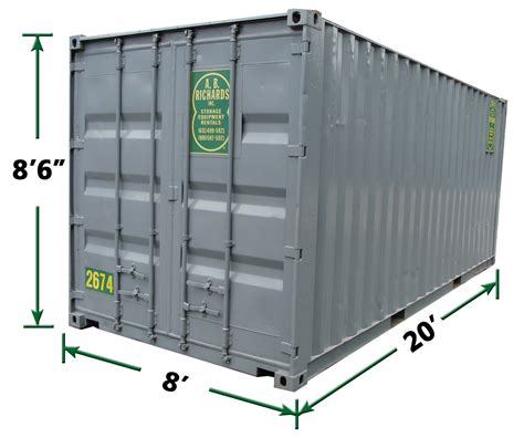 Interior Dimensions Of A 20 Foot Shipping Container