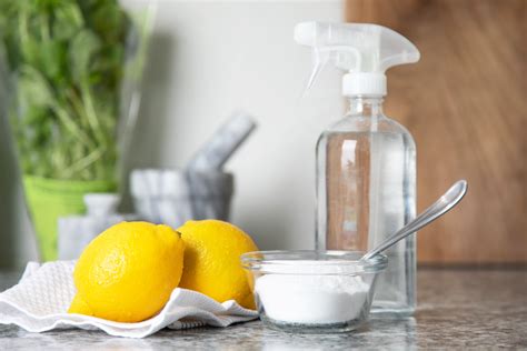 Cleaning Naturally With Lemons Vinegar And Baking Soda