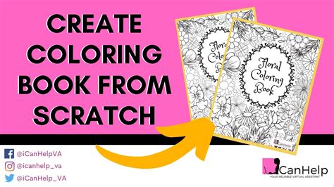 How To Create Coloring Book From Scratch Youtube