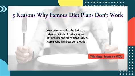 5 Reasons Why Fad Diets Dont Work