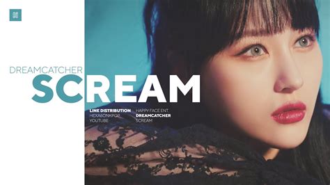 Dreamcatcher Scream Line Distribution Color Coded 드림캐쳐 스크림 Youtube